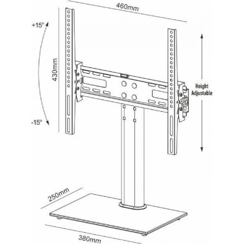 TV LCD BASE  ELITE STAND 400 TILT (230-0056) 32‘‘- 55" 30kg ΕΠΙΤΡΑΠΕΖΙΑ